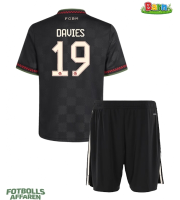 Bayern Munich Alphonso Davies #19 Tredjeställ Barn 2025-26 Kortärmad (+ Korta byxor)